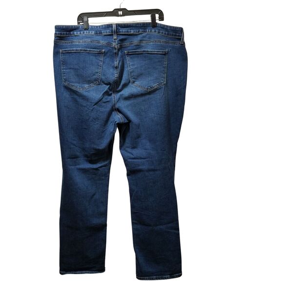 NYDJ Marilyn Straight Jeans Women’s 22W Blue Lift X Tuck Stretch Denim 44x30 - Picture 2 of 5